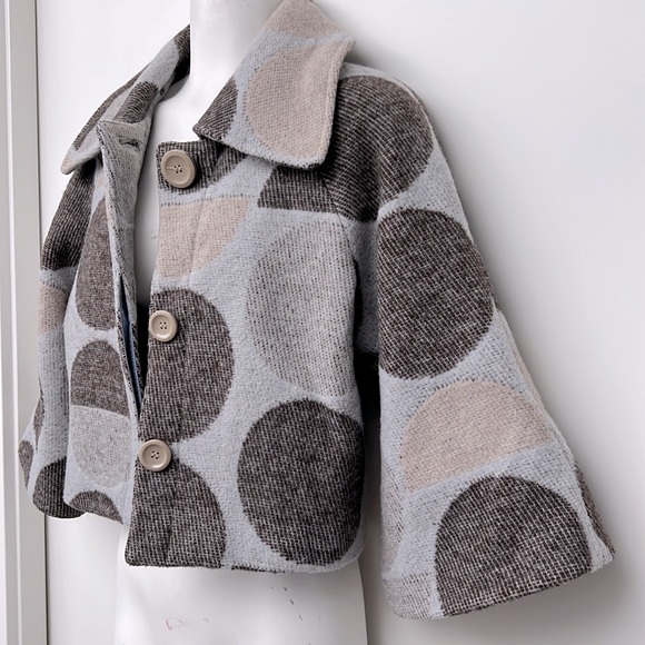 FULL CIRCLE | ⭐️ Host Pick ⭐️ Mod Dot Cropped Wool BLEND Jackets - Picture 3 of 10